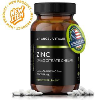 Mt. Angel Vitamins' Zinc Citrate - 60 Capsules