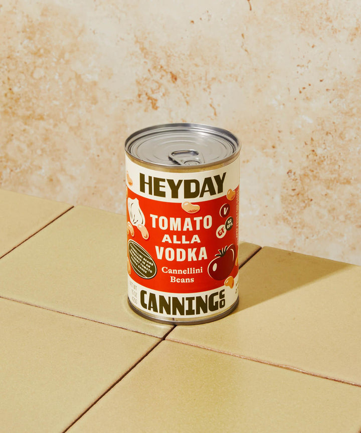 Tomato Alla Vodka Cannellini Beans 15oz - Heyday Canning Co