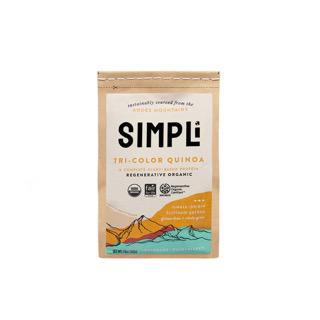 SIMPLi Organic Tri Color Quinoa, 12oz