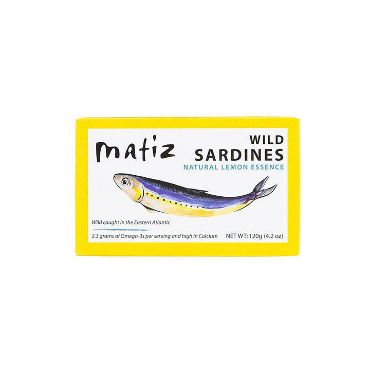 Wild Sardines with Lemon 4.2oz - Matiz