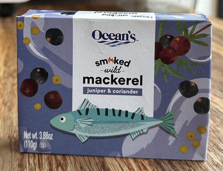 Mackerel with Juniper and Coriander, 3.88oz tin