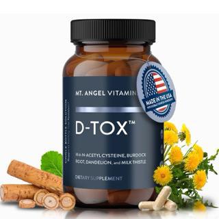 Mt. Angel Vitamins' D-Tox - 60 Capsules