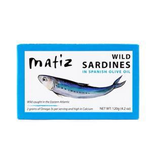 Wild Sardines in Spanish Olive Oil 4.2oz - Matiz