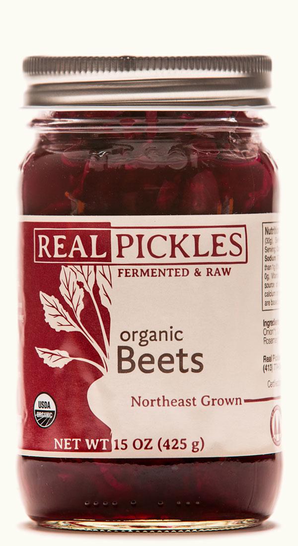 Organic Beets, Real Pickles