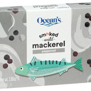 Mackerel Peppered 4.4oz - Ocean's