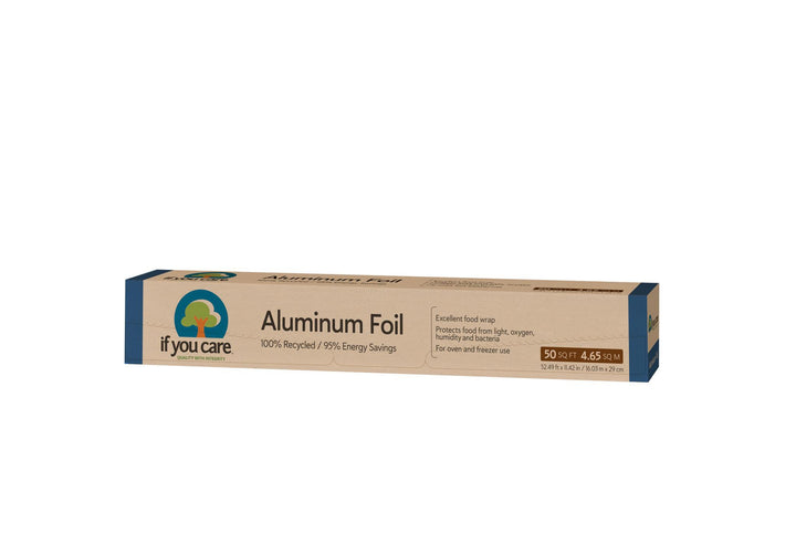 100% Recycled Aluminum Foil, 50 sq ft.